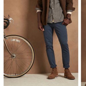 NWT Banana Republic Skinny Traveler Pant Sullivan Blue 34 x 32 34 32Men Pant NEW